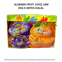 AL1BABA FRUIT JUICE JAM 20G X 30PCS HALAL