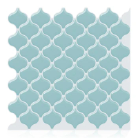 Waterproof Self Adhesive Vinyl Wall Mosaic 3D Peel and Stick Kitchen Backsplash Tiles