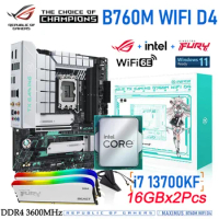 ASUS TX GAMING B760M WIFI D4 LGA 1700 USB 3.2 Gen M.2 Motherboard Intel B760 Support Intel Core 12th 13th Gen Processors Kit