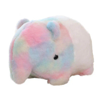 Unicorn Plush Toy Stuffed Animal Decorative Gift Cute Soft Cuddly Home Decor Bedroom Decor Trendy Ti