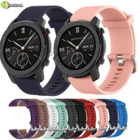 Hero Iand silicone 20mm Watch strap band For Xiaomi Huami Amazfit GTR 42mm / GTS Sport Smart Wristbands For Garmin venu sq belt