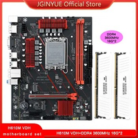 JGINYUE H610 LGA1700 Motherboards combo set DDR4 3600MHz(16G*2) RAM Dual channel Memory New Desktop H610M-GAMING