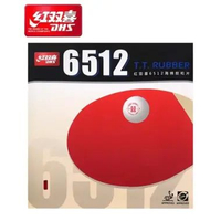 DHS Double Happiness Karet / Rubber 6512 2.2 mm (LICIN) Hitam 2.2 mm