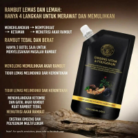 Syampu Akar Inseng - Menyuburkan Akar Rambut dengan Akar Ginseng dan Polygonum Multiflorum