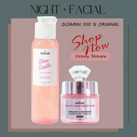 Maryame Bundle Beauty Glow Night Care Cream + Gentle Facial Wash / Krim Malam + Sabun Pembersih Muka