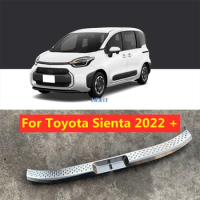 Exterior Accessories For Toyota Sienta 2022 2023 Car Styling Inner Rear Trunk Bumper Protector Step Panel Sill Plate Cover Trim