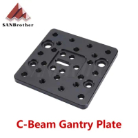3d Printer Aluminum Alloy builds C-beam Gantry Plate for C-Beam CNC Machine Parts Accessory 1pcs