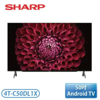 【SHARP 夏普】50吋 4K聯網液晶顯示器 4T-C50DL1X_含基本安裝
