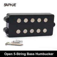 Open 5-String Bass Guitar Pickup Double Coil Humbucker Pickup Ceramic Magnet 62MM Bass Guitar Accessories
