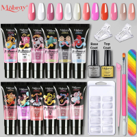 Mobray Acrylic Poly Set Gel Extension Nail Kit Fast Building Gel All For Manicure Nail Art Design S
