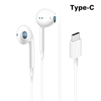 Wired Earphone 3.5mm Type C In-Ear With Microphone Headphone For Xiaomi Huawei Samsung Oneplus For iphone ios Smartphone Earbuds