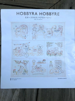 居家手作日本Hobbyra名師富丘珠子設計熊熊家族刺繡壁飾材料包