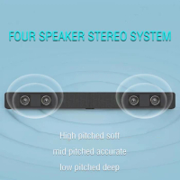 BS53 TV Sound Bar BT 5.1 Wireless Speakers with FM Collapsible Soundbar Home Theater Surround Sound System TFCard/RCA Connection