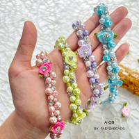 Rangkai Mutiara Jahit A09 / Payet Leher / Payet Pinggang / Payet Dada / Payet Mutiara | Bisa Custom