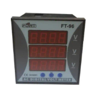 AC Digital Volt Meter 3 display FORT FT-96VD3 dan FT-72VD3 - FT-72VD3