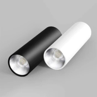 Surface Mounted Dimmable COB LED Downlights 7W 10W LED Long Tube Spot Lights AC85~265V LED Ceiling Lights Indoor Lighting