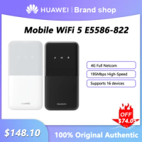 Huawei Mobile WiFi 5 E5586-822 4G LTE Router Pocket 195 Mbps Unlocked Portable Pocket MiFi Modem Sim Card Slot Battery 2400mah