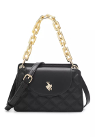 Swiss Polo Top Handle Bag / Sling Bag / Crossbody Bag (斜背包 / 手提包) - 黑色