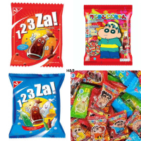 [ส่งฟรี]ขนมโบราณ ลูกอมโคล่า 123 ซ่า! Cola Candy 123 Za! (100เม็ด) ท๊อฟฟี่ ขนมยุค90 ลูกอมชินจัง