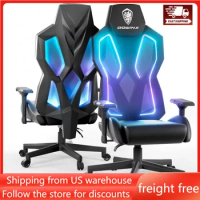 Gamingchair Headrest Ergonomic Chair for Office 3D Arms (Black) Video Game Chair With Adjustable Lumbar Suppor Computer Armchair
