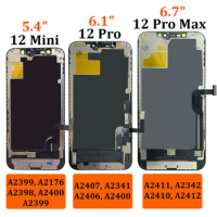 Original Display For iPhone 12/12pro/12 Pro Max LCD Display and Touch Screen Digitizer For iPhone 12 Mini 12pro Max Screen OLED