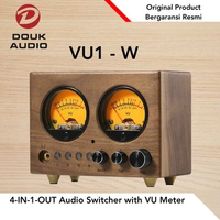 Douk Audio Nobsound VU1-W 4-IN-1-OUT Audio Switcher with VU Meter