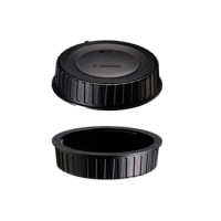 2 PCS Rear Lens Cover+Camera Body Cap Anti-dust Protection ABS Plastic Black for Nikon D800 D850 D750 Camera Accessories L