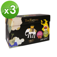 【咖樂迪咖啡農場】TeaFantasy荔枝紅茶&amp;梅子綠茶2gx24入x3盒