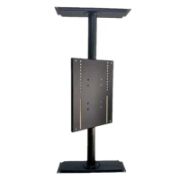 32-85inch Motorized Height Adjustable TV Lift Floor Stands Rolling motorized tv lift tv mount stand drop down