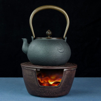 鐵壺 大號戶外酒精爐煮茶爐 木炭爐 出口日本鑄鐵茶壺 火碳爐 風爐 家用