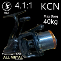 8000-14000 2023 13+1BB KCN All mteal Fishing Reel 40kg Max Drag 5.2:1 DAIWA Spinning Fishing Reel Trolling Reel