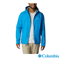 Columbia 哥倫比亞 男款-OT防水快排外套-藍色 URE20230BL (2023春夏)