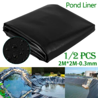 1/2Pcs 2M Pond Liner Tear Resistance Pond Liner Easy Cutting Underlayment Pond Anti-Seepage Membrane for Fish Ponds Fountain