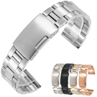 Stainless Steel Strap 26mm 28mm 30mm Metal Watch Band Link Bracelet Watchband For Diesel Watch Strap Men's Wrist Watch Bands