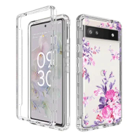 Hybrid Clear Painted Case For Google Pixel 6 7 Pro Case 6A Pixel7 Shockproof Bumper Soft Back Protection Cover Pixel 6 Pro Cape