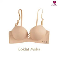 Chelyne BH Seamless Premium 2125 Push Up Bra Tanpa Kawat Penyangga - Premium Breathable Bra 34/38. S