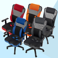 BuyJM 台灣製3D專利坐墊大護腰多功能高背辦公椅/電腦椅(五色可選)