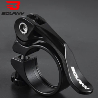 BOLANY Bicycle Seatpost Clamp Aluminum Alloy 31.8/34.9mm Quick release Seat Tube Clamp MTB Accessories and Parts