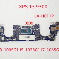 LA-H811P For Dell XPS 13 9300 Laptop Motherboard With i3-1005G1 I5-1035G1 I7-1065G7 CPU 16GB RAM 100% Fully tested