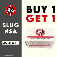 NIELSEN SPECIALTY AMMO / NSA SLUG 20.5GR BELI 1 GRATIS 1