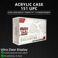 Ultra Clear Stackable Acrylic Case for 151 UPC Premium Collection - Anti-UV, Magnetic Closure Tradin