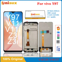 6.3" Original LCD For VIVO Y97 Y97A V11 V11i Display Touch Screen With Frame Assembly Replacement For V1813A V1813T 100% Tested