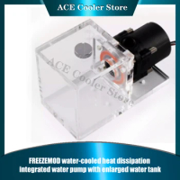 FREEZEMOD AIO Integrated Circulating Water Pump Reservoir, PC Building System 12V-24V 9 Meters Head 700L/H Flow PUB-KZ600