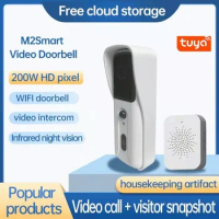 2.4G WiFi Video Doorbell 1080P Smart Outdoor Wireless Intercom Waterproof Wireless Camera with AC/DC Power Supply