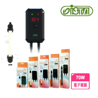 【ISTA 伊士達】電子單顯控溫器70W LED顯示3位數控溫加熱器(獨立雙控溫器防爆玻璃加熱棒I652)