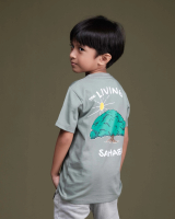 Tawheed The Living Sahabi - Kaos Dakwah Anak Muslim Islami 3-10 Tahun