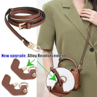 Replacement Transformation Crossbody Bags Accessories Hang Buckle Handbag Belts Genuine Leather Strap For Longchamp