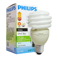 【Philips 飛利浦】4入 23W 110V 865 白光 螺旋 省電燈泡 麗晶燈泡 _PH160016
