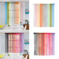 String Curtains Door Fly Screen Curtain for Doorway Window Decor Room Divider Single Door Curtain Strings Home Patio Decorative