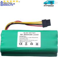 14.4V Ni-MH 3000mAh AA Rechargeable Battery for Ecovacs Deebot Deepoo X600 ZN605 ZN606 ZN609 Vacuum Cleaner Robot